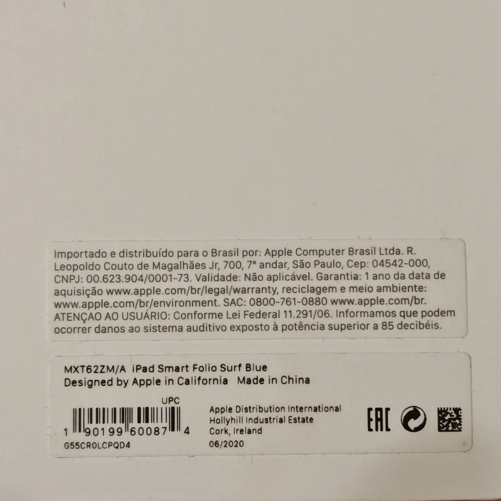 Apple iPad Smart Folio Surf Blue MXT62ZM/A